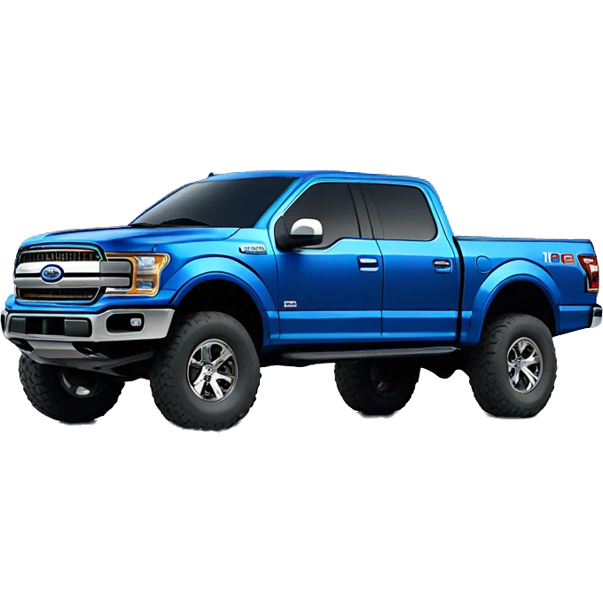 Lifted blue for F-150 emoji