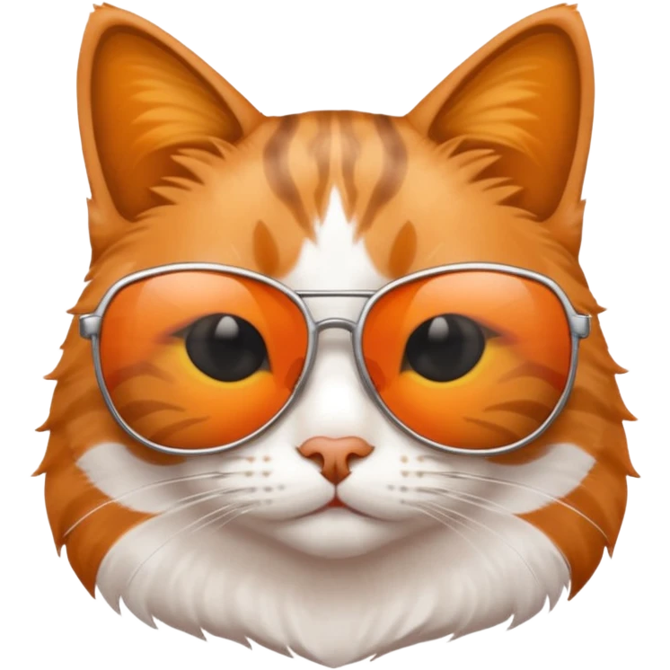Cat wearing sunglasses emoji