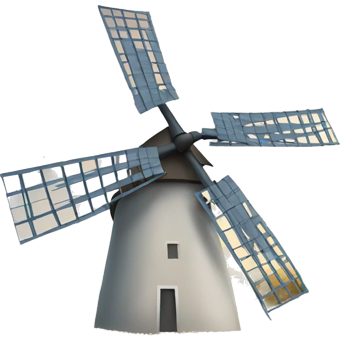 modern windmill emoji