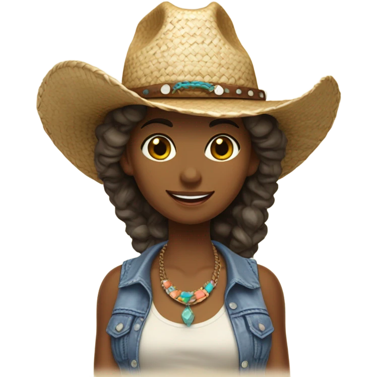 coastal cowgirl  emoji