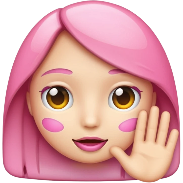 report pink emoji