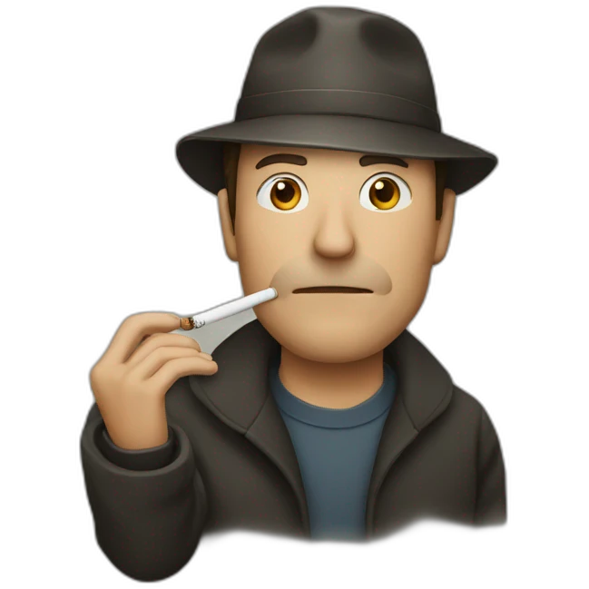 man in smoking emoji