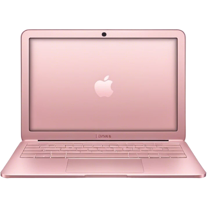 Light pink laptop  emoji