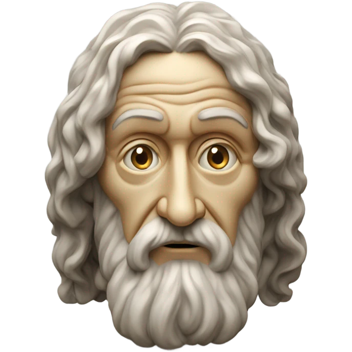 da vinci sculpture emoji