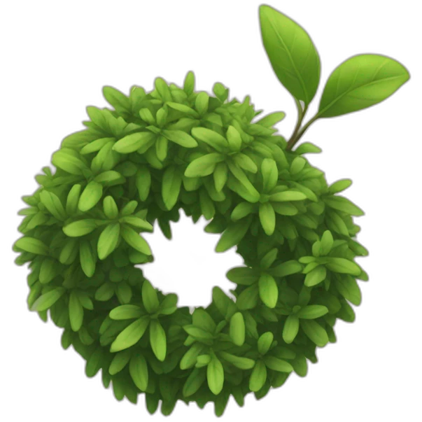 shrub rolling emoji