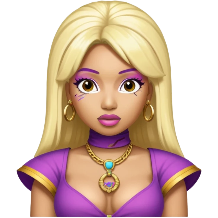 nicki minaj in roman reloaded emoji
