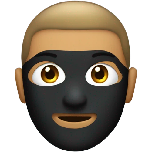 Ninja with a low taper fade emoji