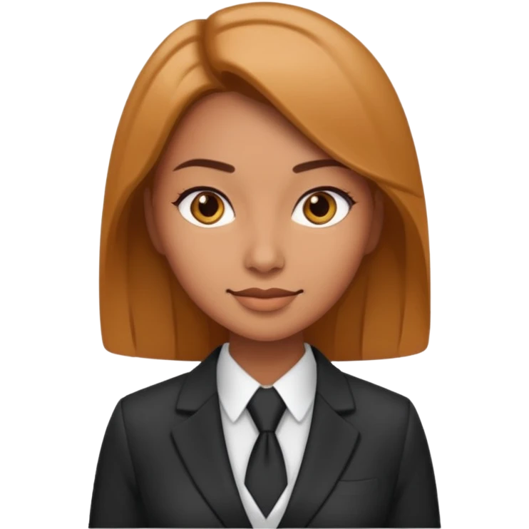 ceo woman confidently wears smart business attire emoji