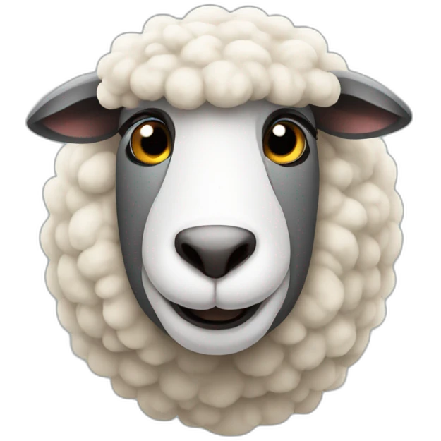 Funny Sheep emoji