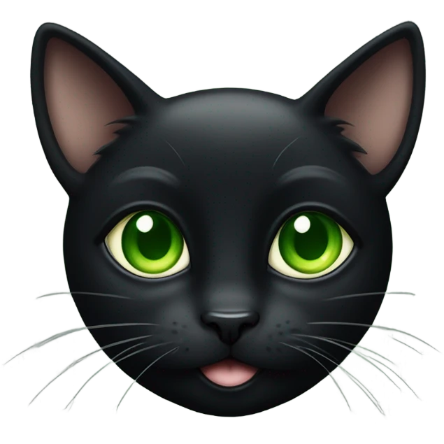 black cute cat emoji