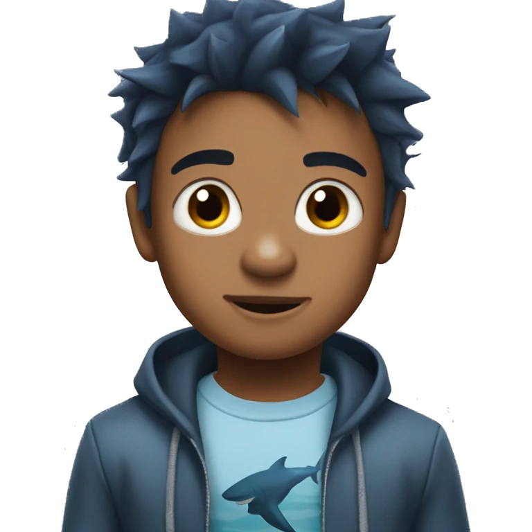 Shark boy emoji