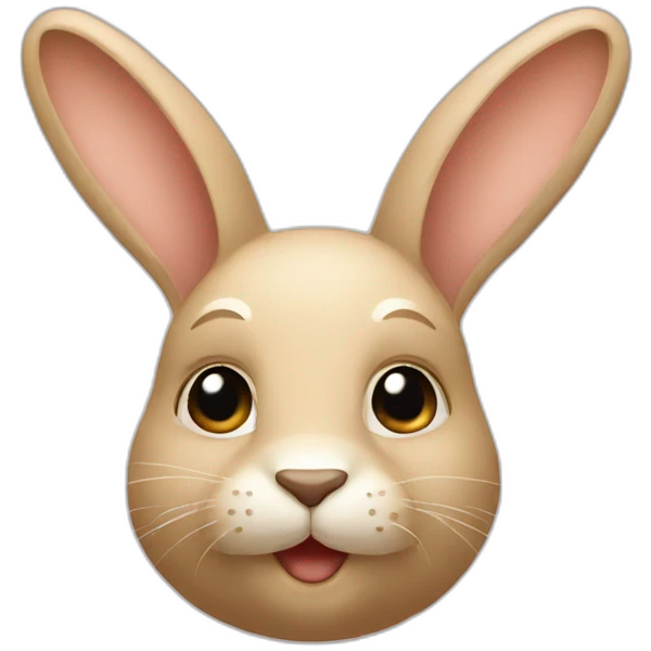 Lapin beige emoji