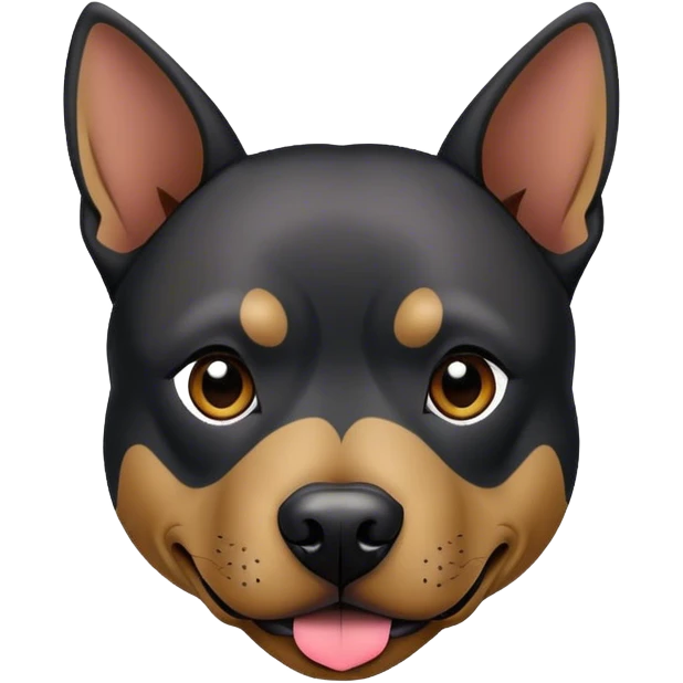 black pitbull coyote emoji