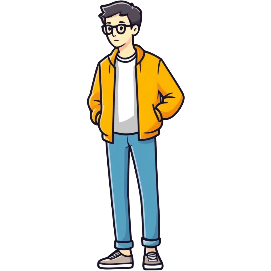 casual portrait of a bro  emoji