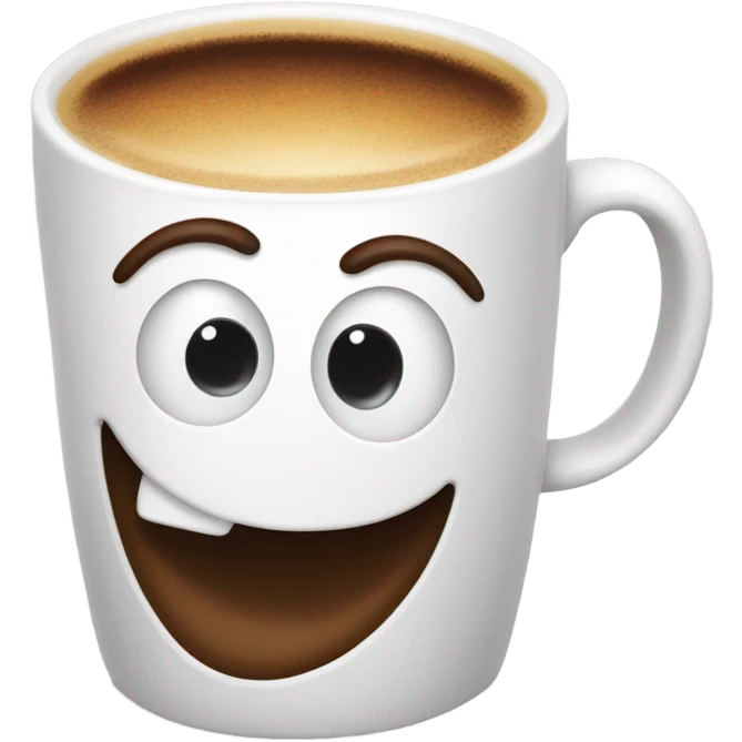 Mad cup of coffee  emoji