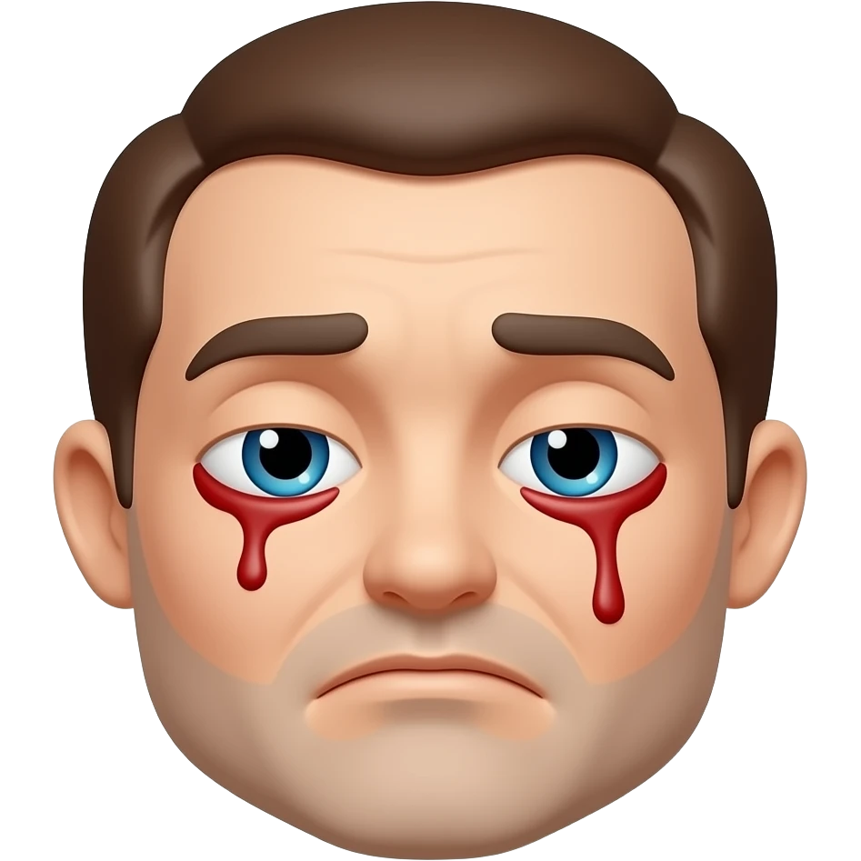 emoji cartoon face that is drunk with bloodshot eyes emoji