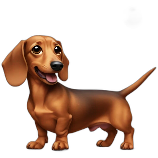 dachshund juggling emoji