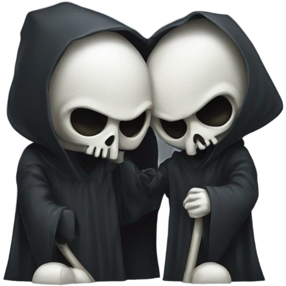 grim reaper kissing bot  emoji