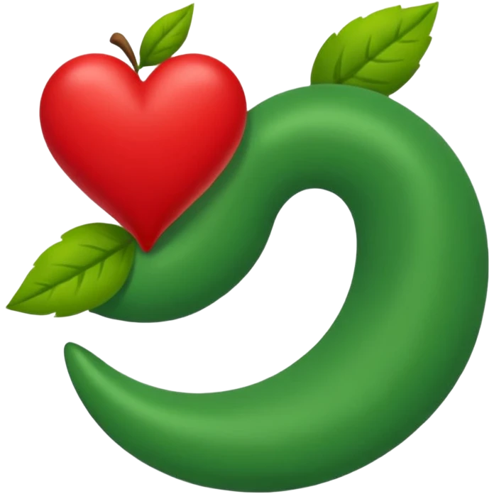 Tag vermelha com uma flecha pra cima verde do lado emoji