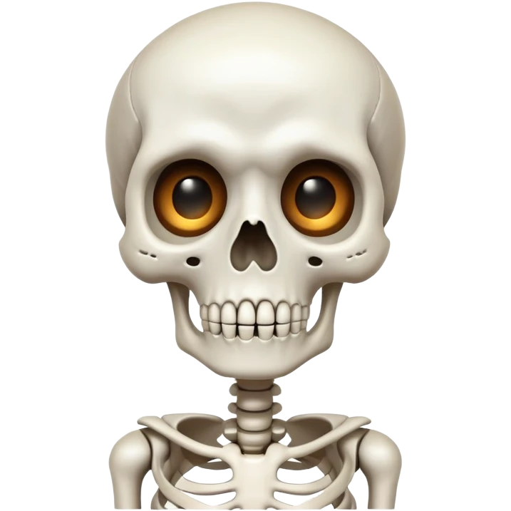 Shocked skeleton  emoji