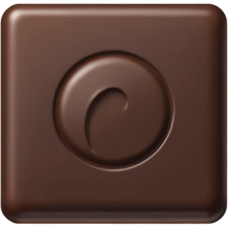 dark chocolate emoji