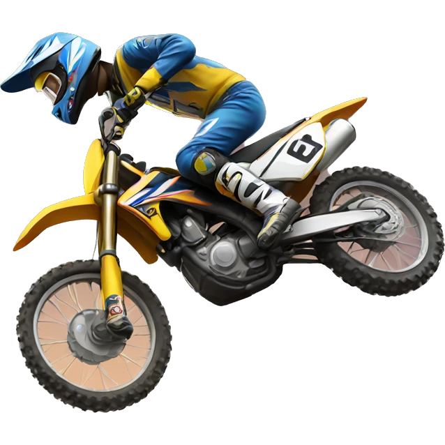 Motocross emoji