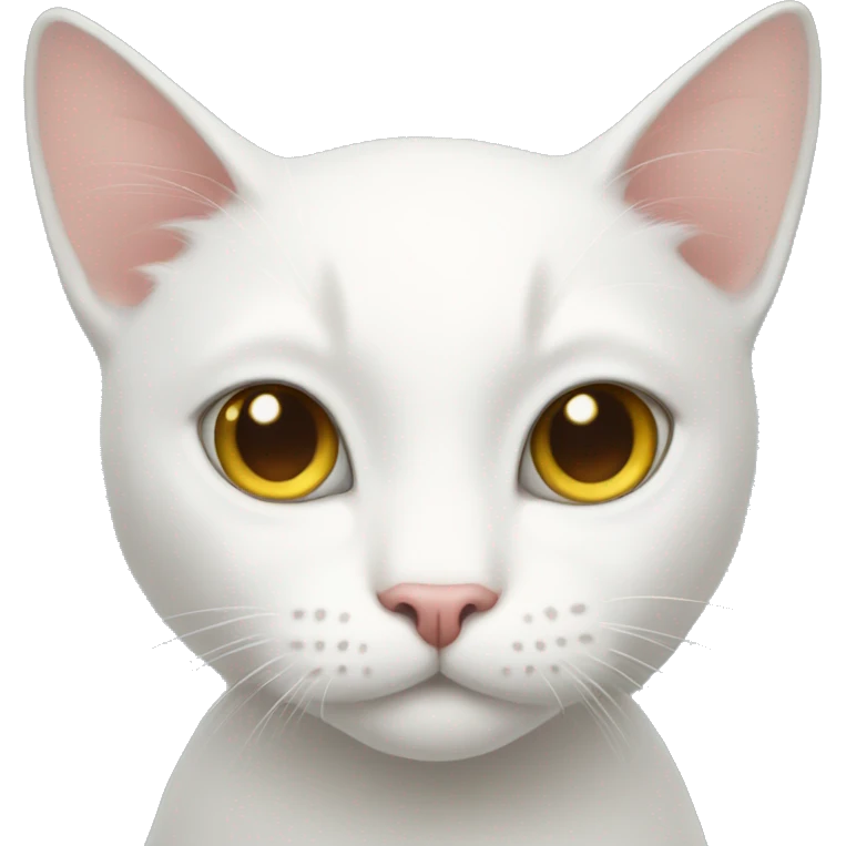 White cat pers  emoji