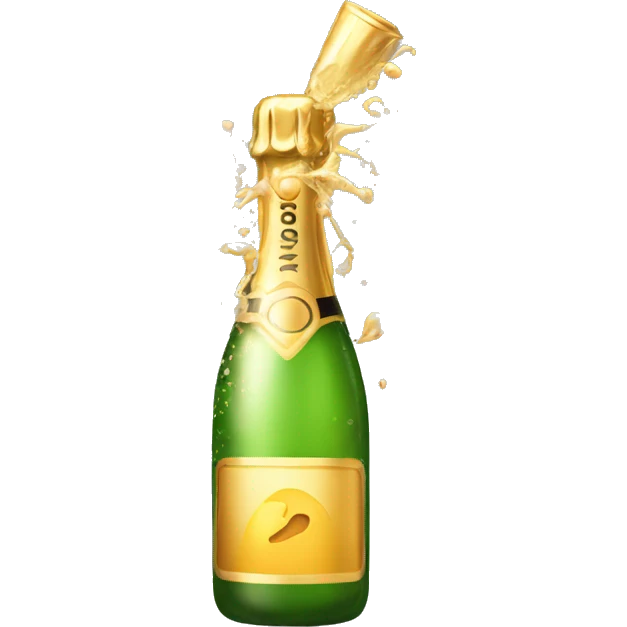 Champagne spray emoji