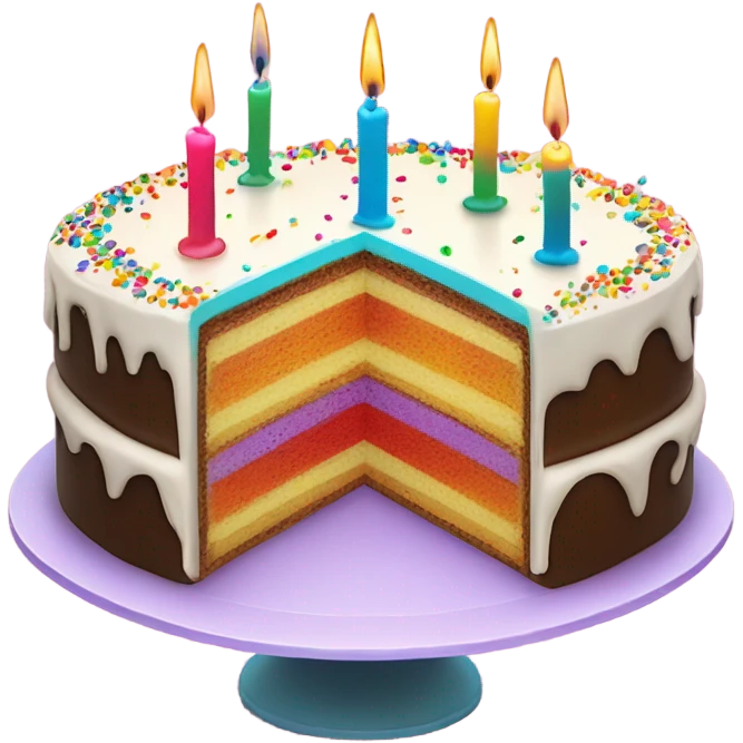 birthday cake emoji