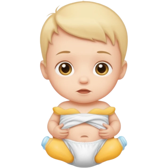 Baby in diapers emoji