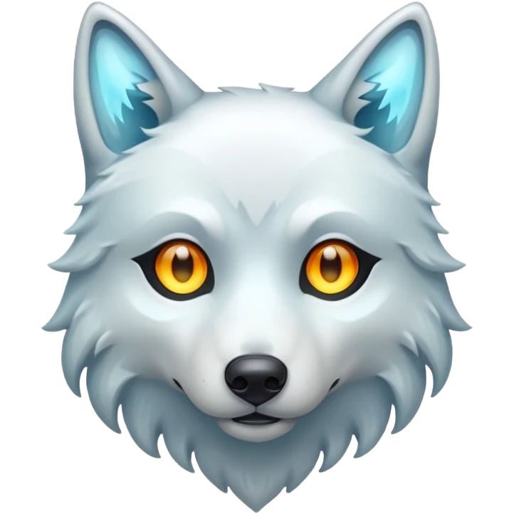 Ghost of a wolf emoji