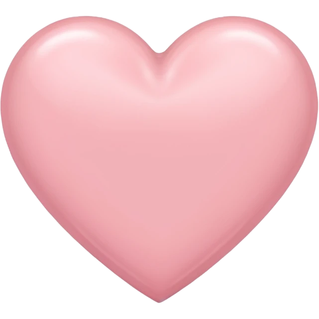 pale pink heart emoji