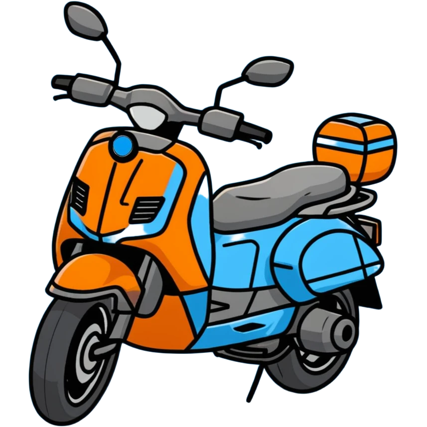 blue BMW motorcycle emoji