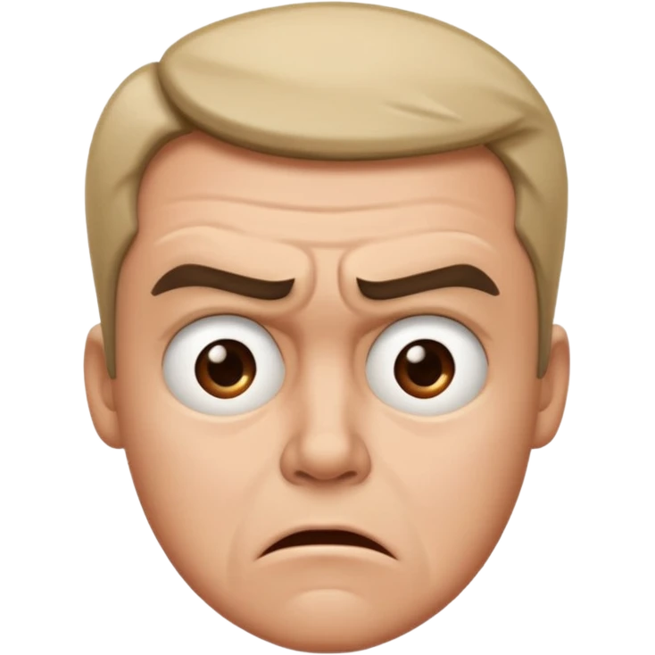 Mixed up emotions emoji