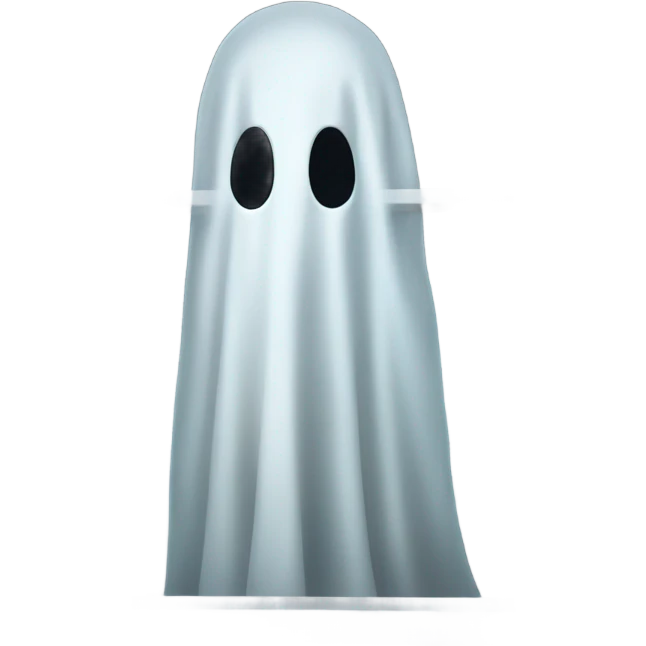 Ghost peeking through the window emoji