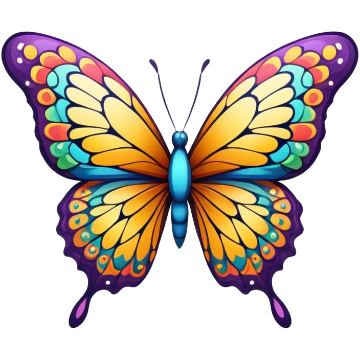 chaotic butterfly emoji