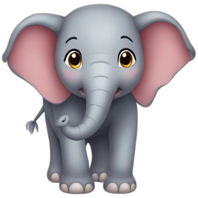 cute elephant emoji