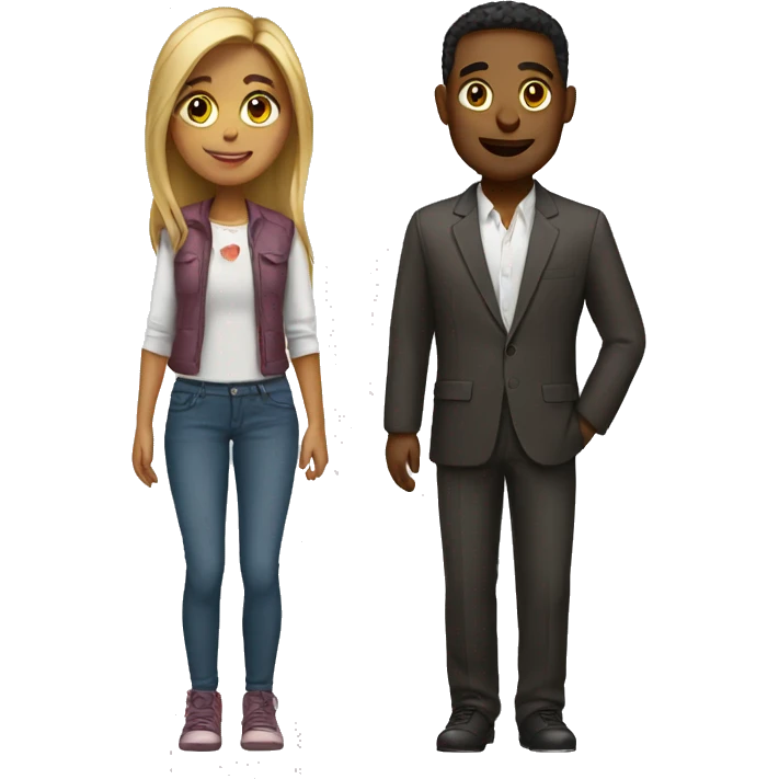 girl with her man emoji