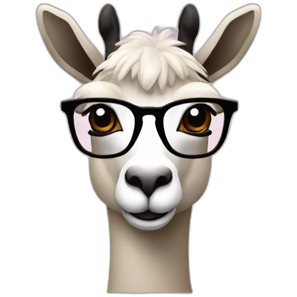 lama glasses emoji