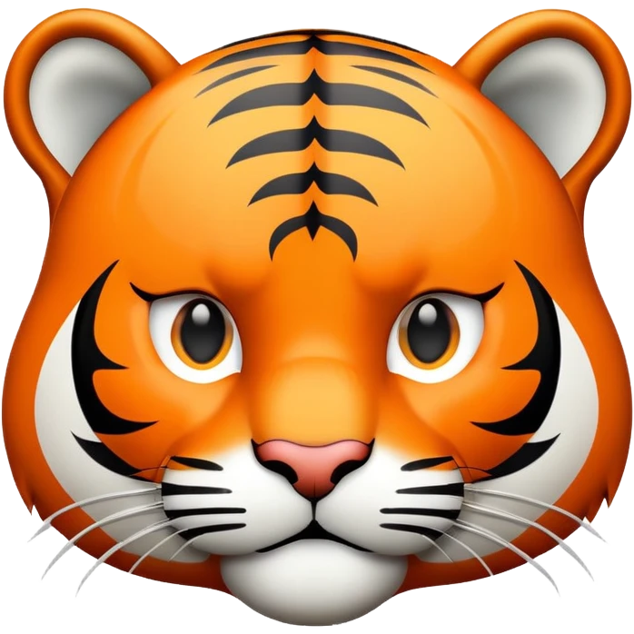 tiger face with LOL speech bubble for Twitch emote emoji