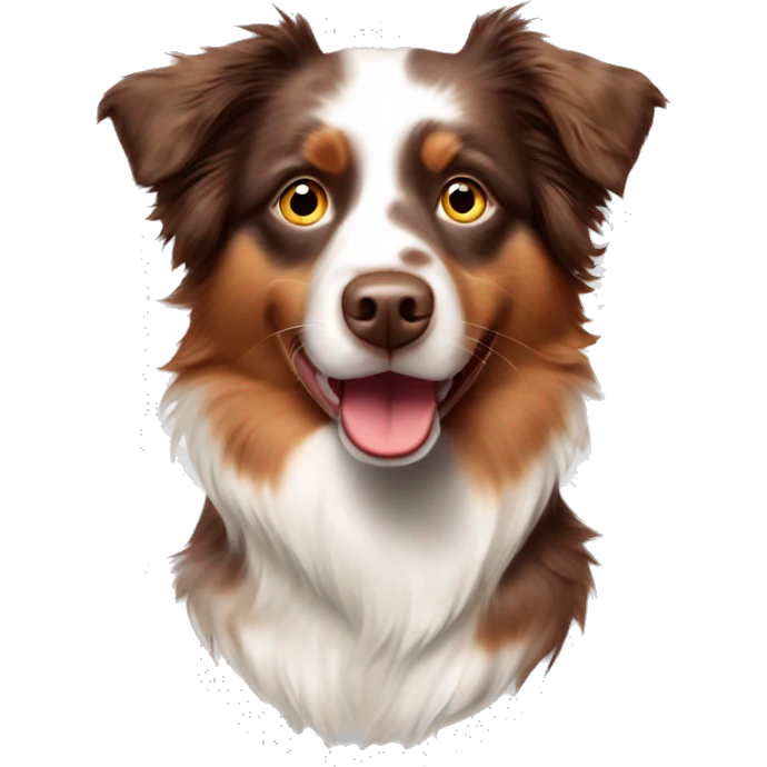mini australian shepherd red merle emoji