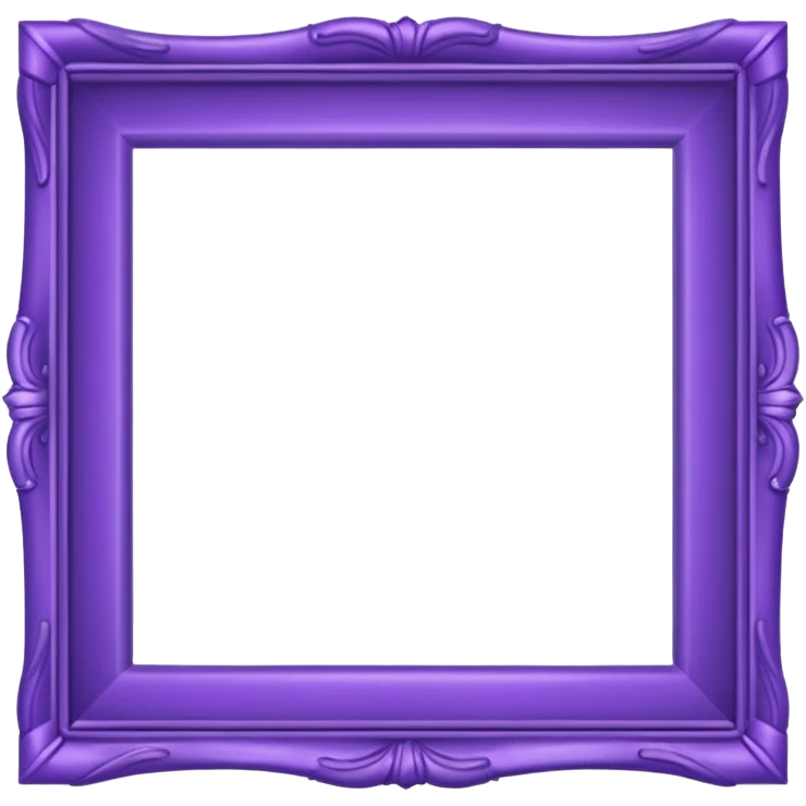 Purple empty frame emoji