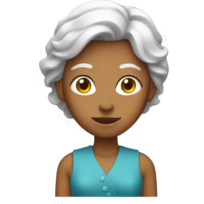 Un femme qui font ausoleil  emoji