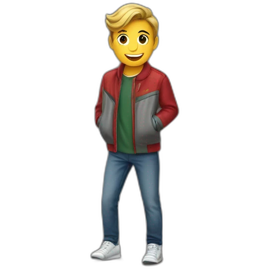 Garcon qui ouvre la porte d'une ferrari avec une richar mile emoji
