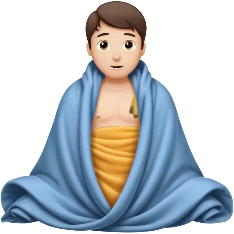 Mom notices boys erect penis shape under his blanket.  You can see the shape of his large erect penis bulge under the blanket  emoji