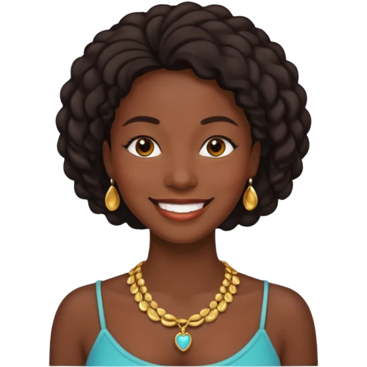 Black lady emoji