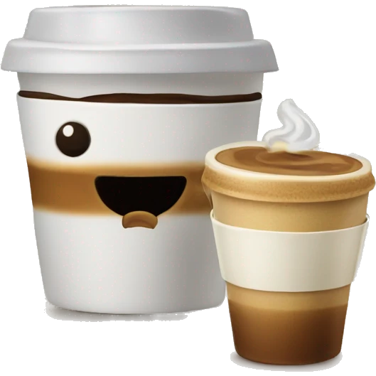 Coffe whit masmello emoji