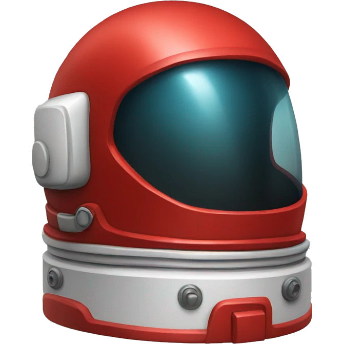 red astronaut helmet emoji