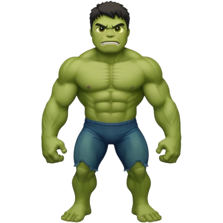 Hulk with full body emoji
