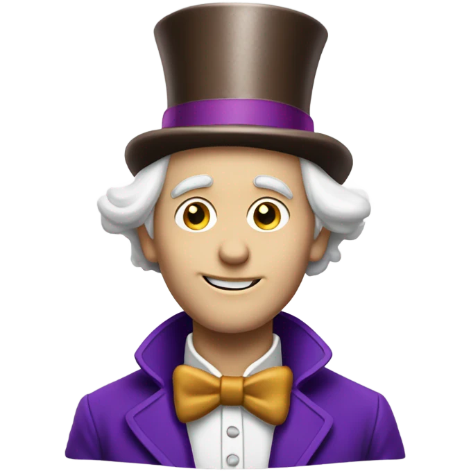 Willy wonka white skin  emoji